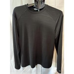 DSG Movement Long Sleeve Shirt Black Single Dye Activewear Men's S  NWT! NEW!